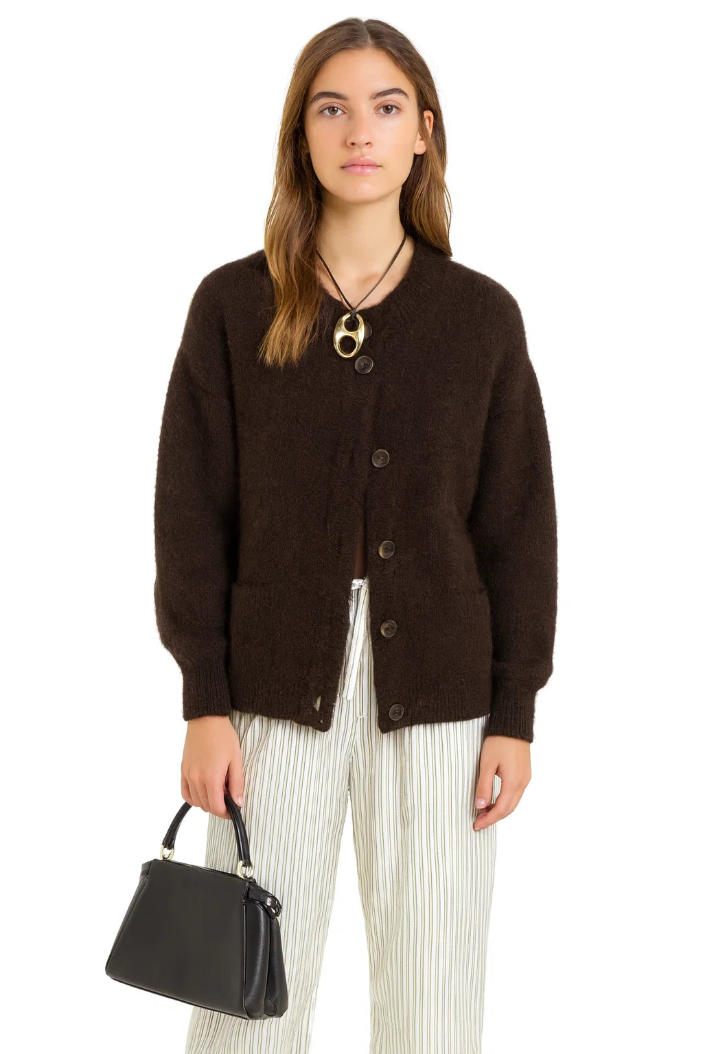 Strickcardigan mit Knöpfen